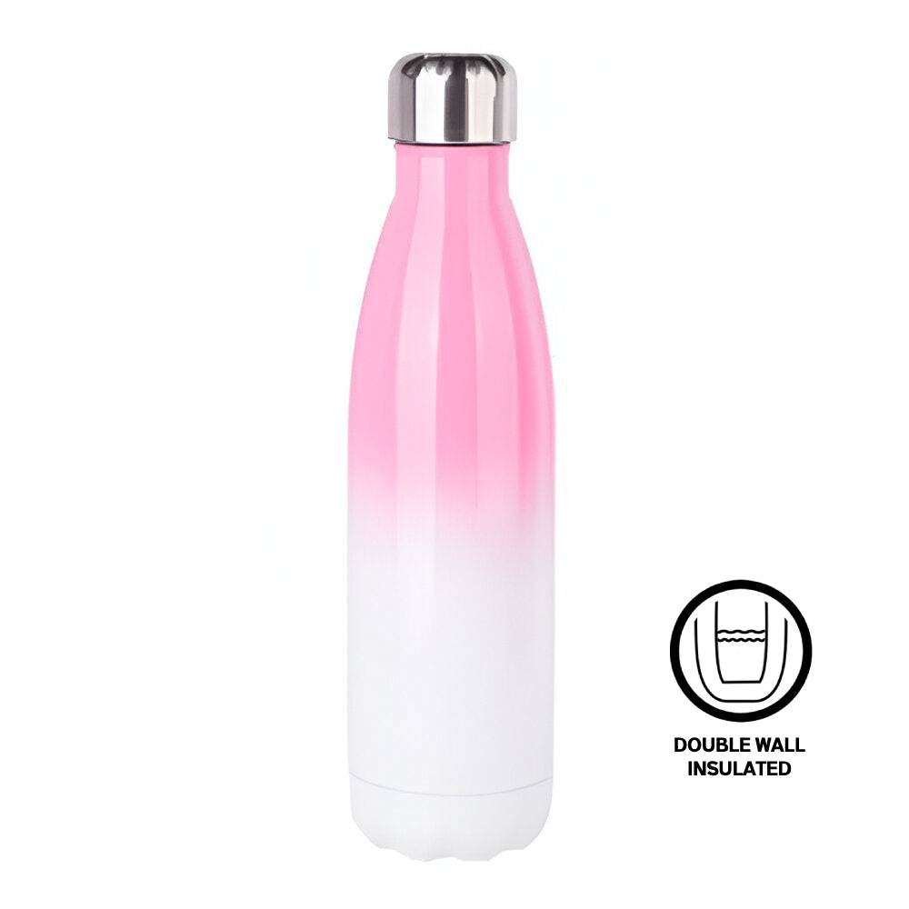 500ml stainless steel sublimation bowling bottles - gradient - pink