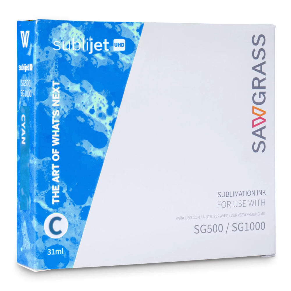 Sawgrass SubliJet® UHD Ink - SG500/SG1000 Cartridge - Cyan 31ml