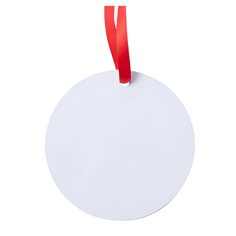 aluminium sublimation hanging ornaments - round - double sided