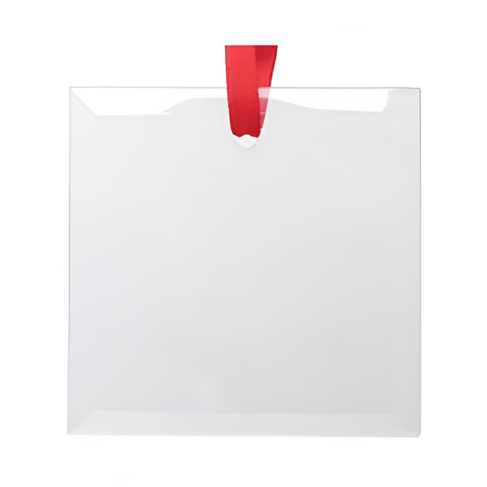 glass sublimation hanging ornaments - square