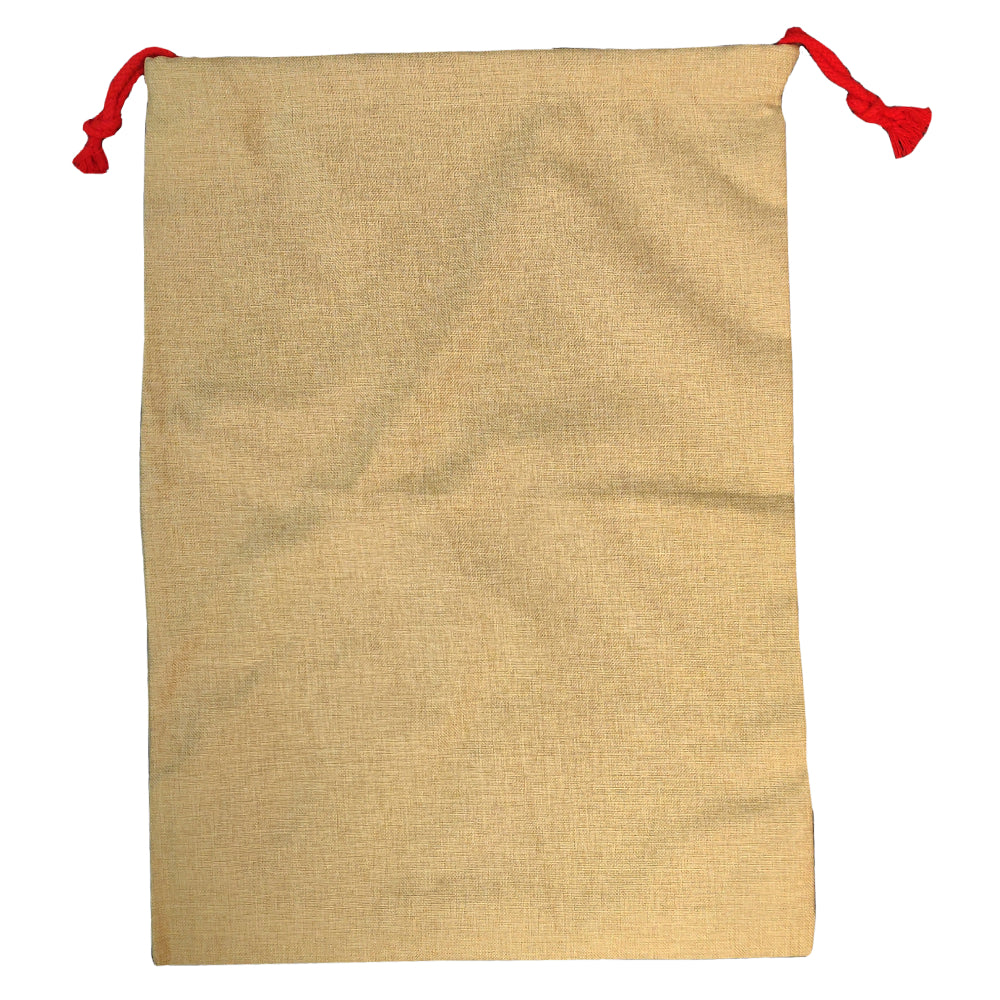sublimation burlap christmas sacks - 50cm x 66cm