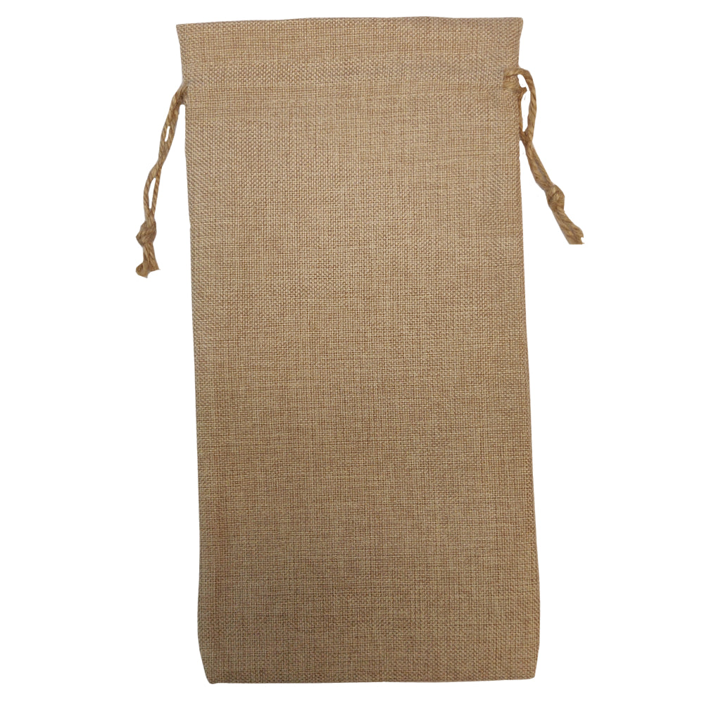 sublimation burlap wine bottle bags - 17cm x 34cm