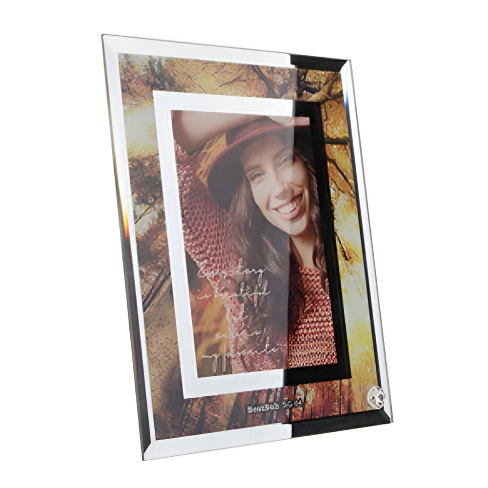 Sublimation Glass Frames - Double Mirror Edge - 23cm x 18cm - Pack of 25