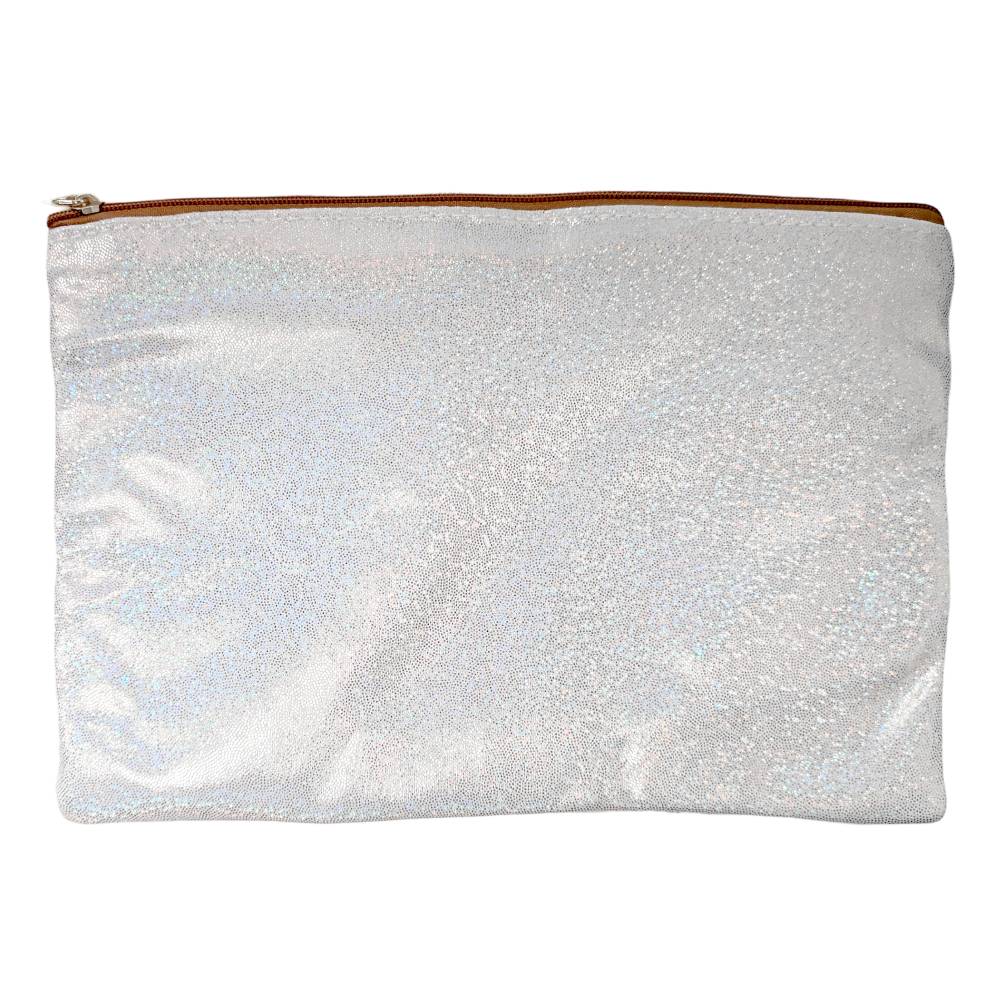 sublimation glitter cosmetic pouches - 16.5cm x 23cm