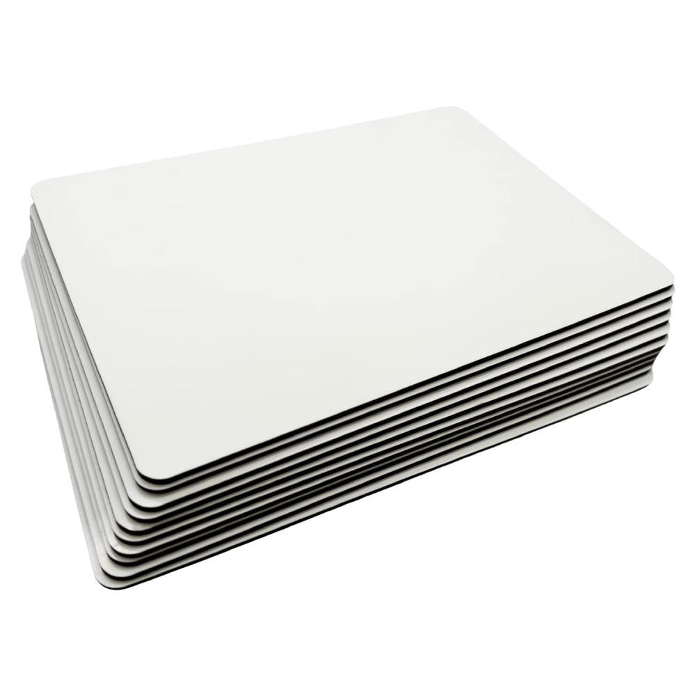 Sublimation MDF Placemats - Cork Base - Boxed - 20cm x 28cm - Pack of 25