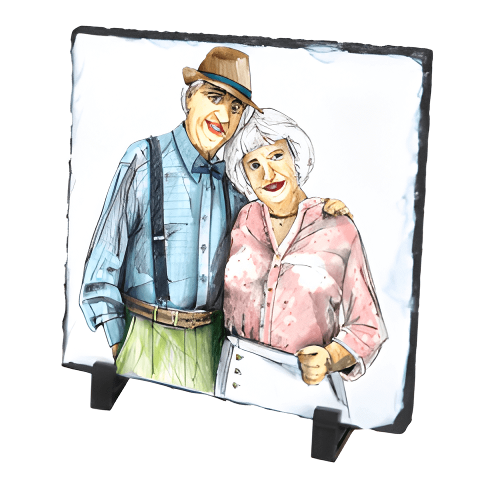 sublimation photo slates - square - matt - 20cm x 20cm