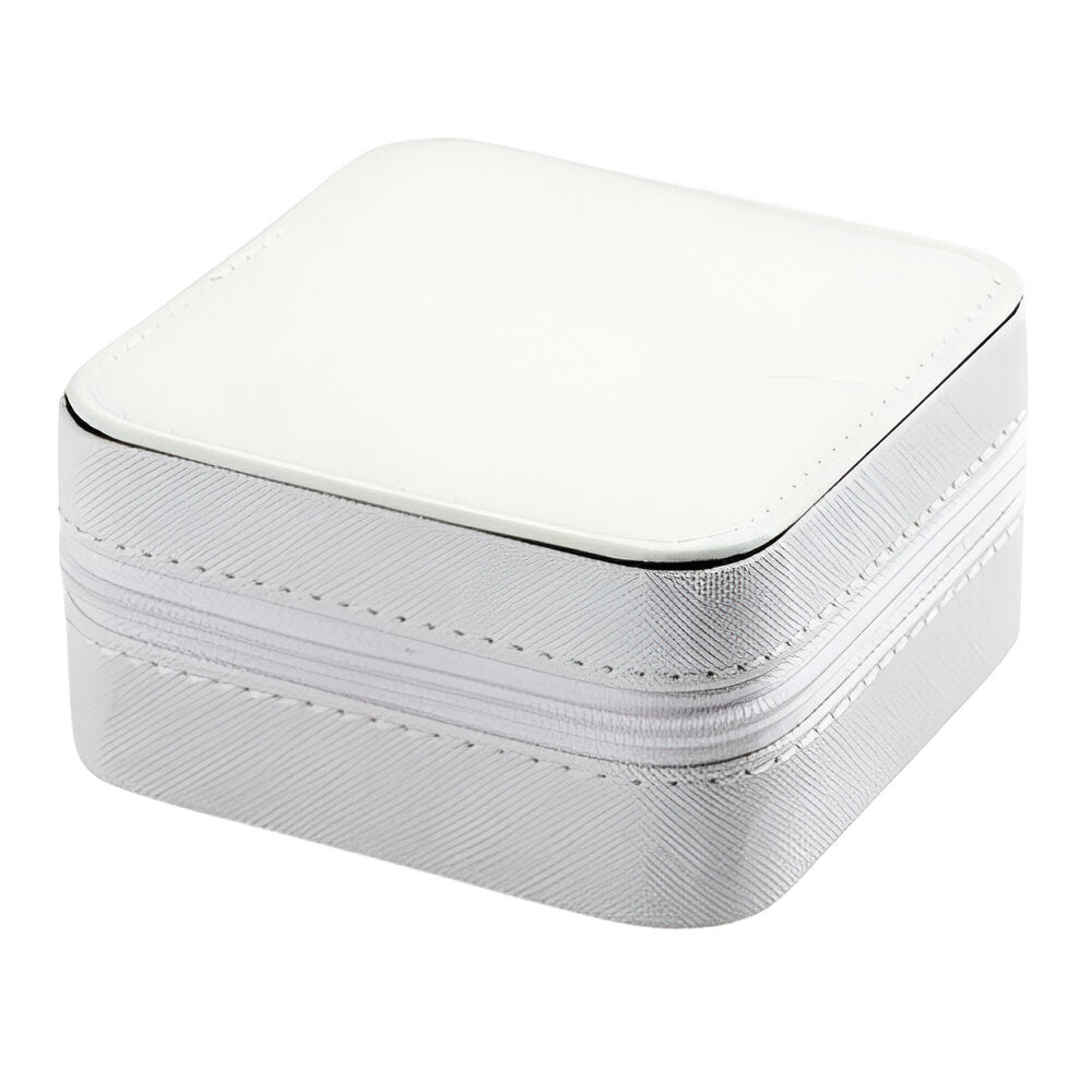sublimation pu jewellery boxes - white