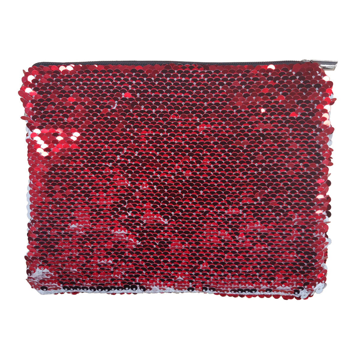 sublimation sequin cosmetic bags - red - 15cm x 20cm