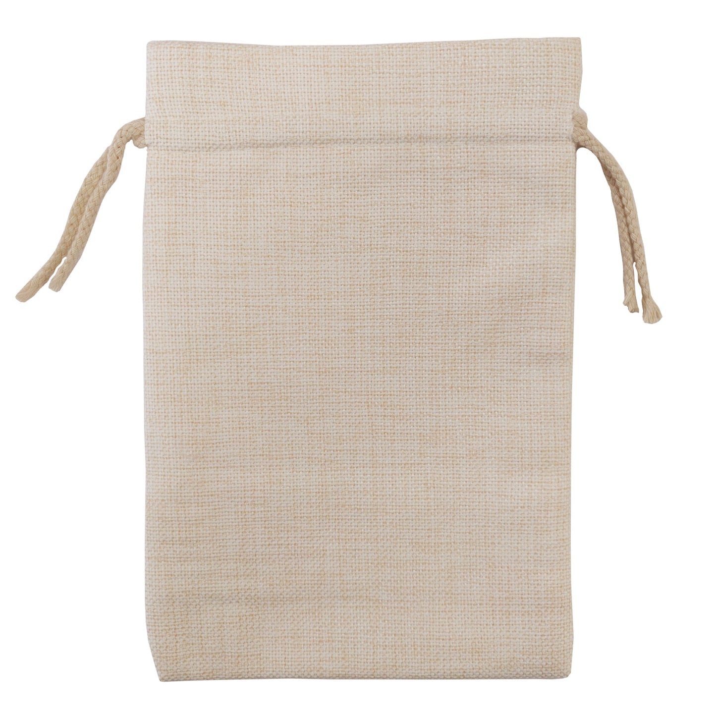 sublimation thick linen drawstring bags - 17cm x 25cm
