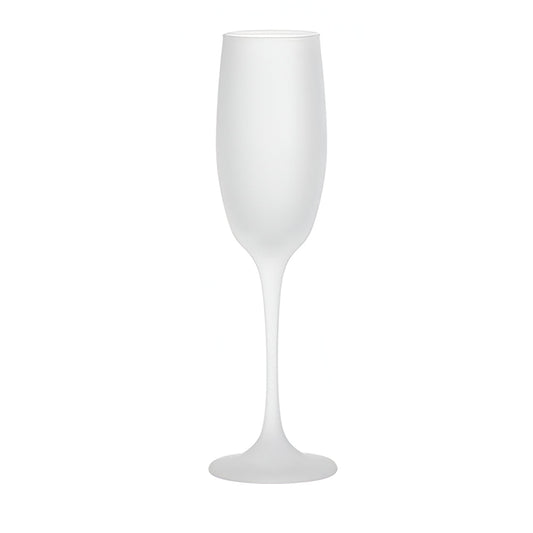 190ml sublimation champagne flutes - frosted