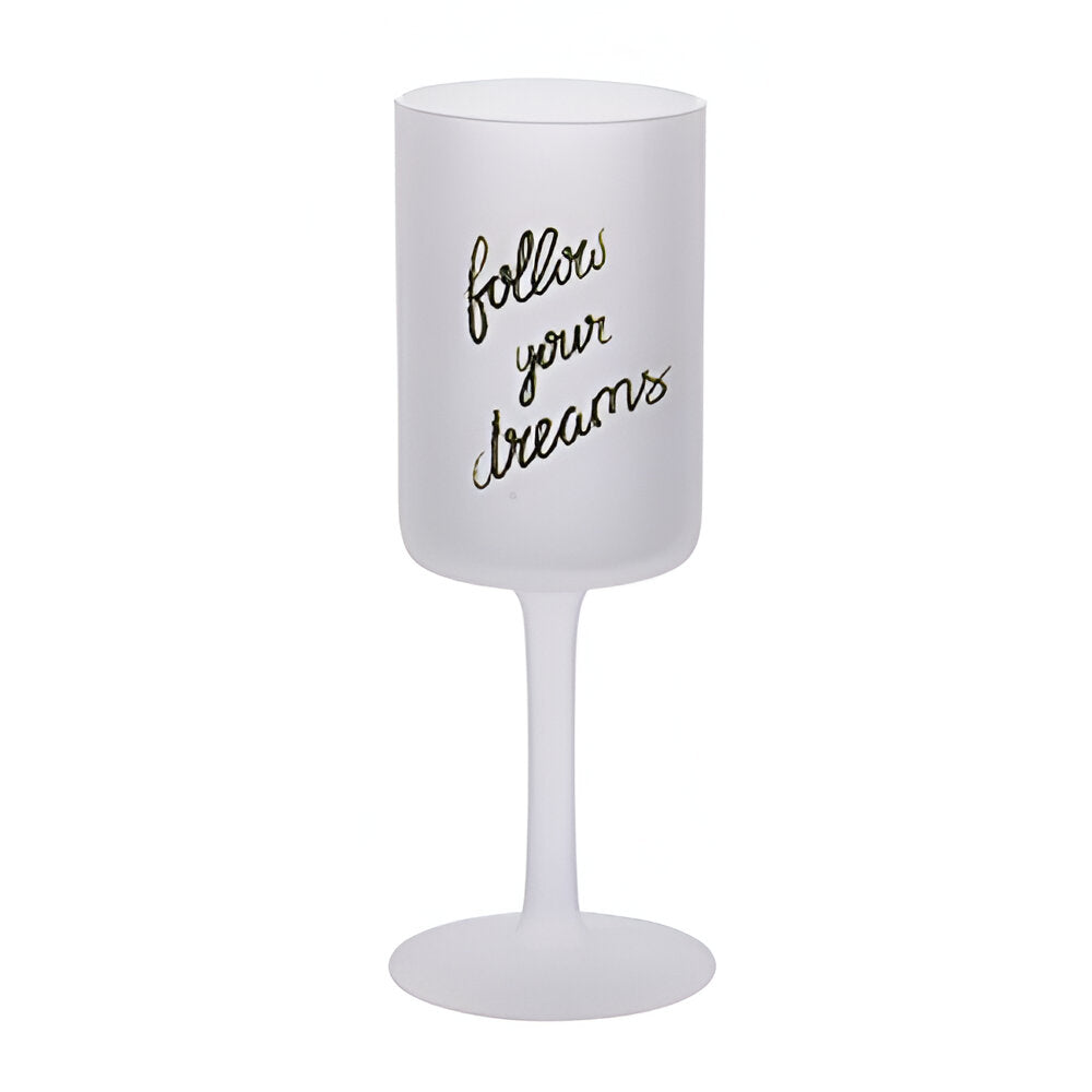 275ml Sublimation Wine Glasses - Frosted - Pack of 24