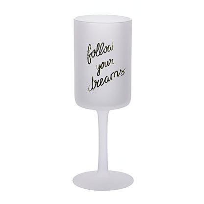 275ml Sublimation Wine Glasses - Frosted - Pack of 24