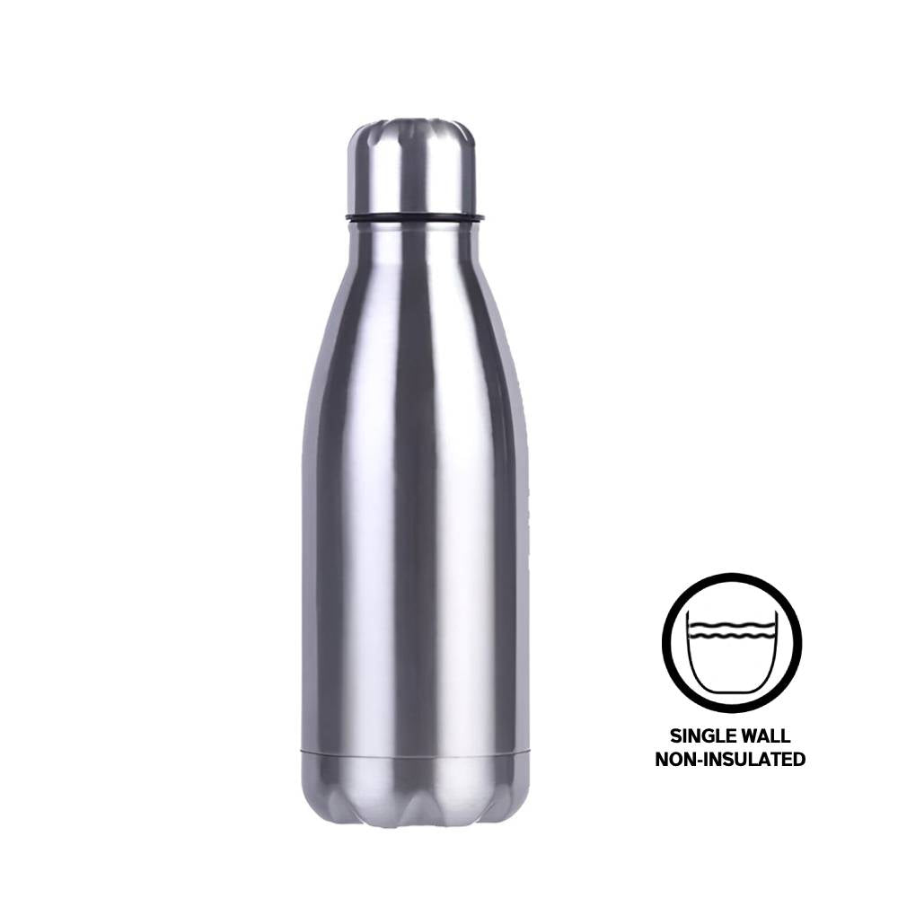 500ml aluminium sublimation bowling bottles - silver