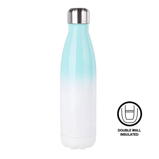 500ml stainless steel sublimation bowling bottles - gradient - mint