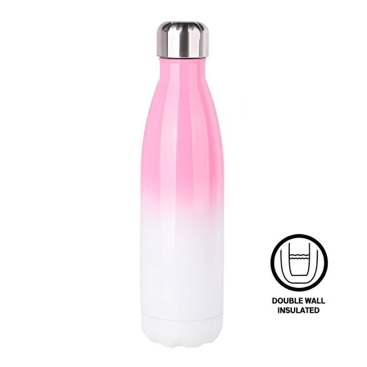 500ml stainless steel sublimation bowling bottles - gradient - pink