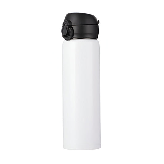 500ml sublimation bottles - pop lid - white