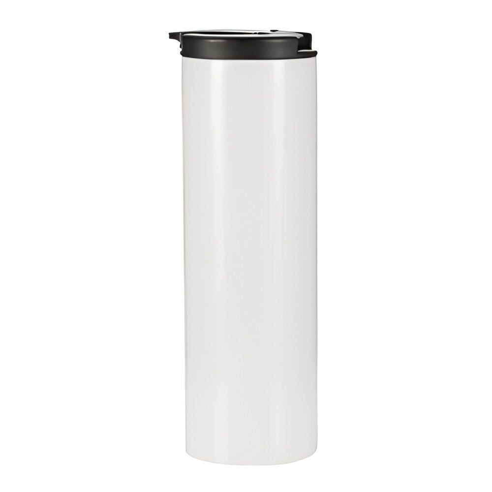 500ml sublimation stainless steel flasks - white - flex lid