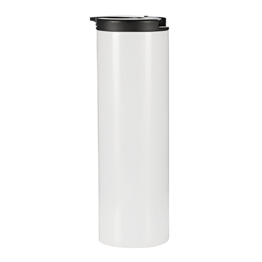 500ml sublimation stainless steel flasks - white - flex lid