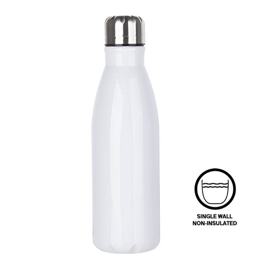 650ml aluminium sublimation bowling bottles - white