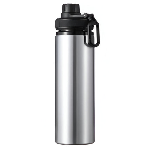 850ml proventurer sublimation bottles - silver / black