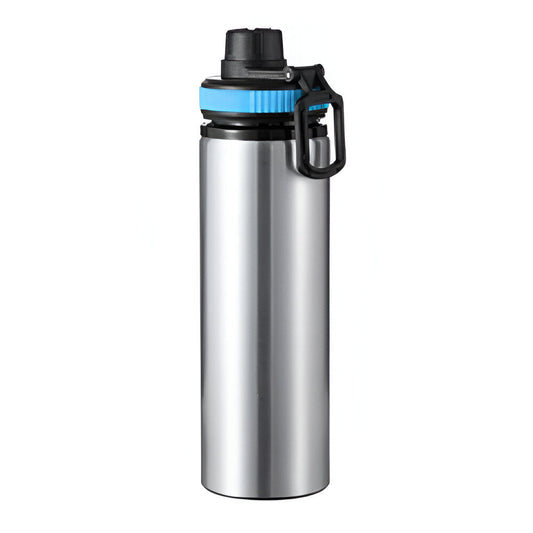 850ml proventurer sublimation bottles - silver / blue