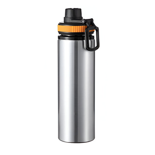 850ml proventurer sublimation bottles - silver / yellow
