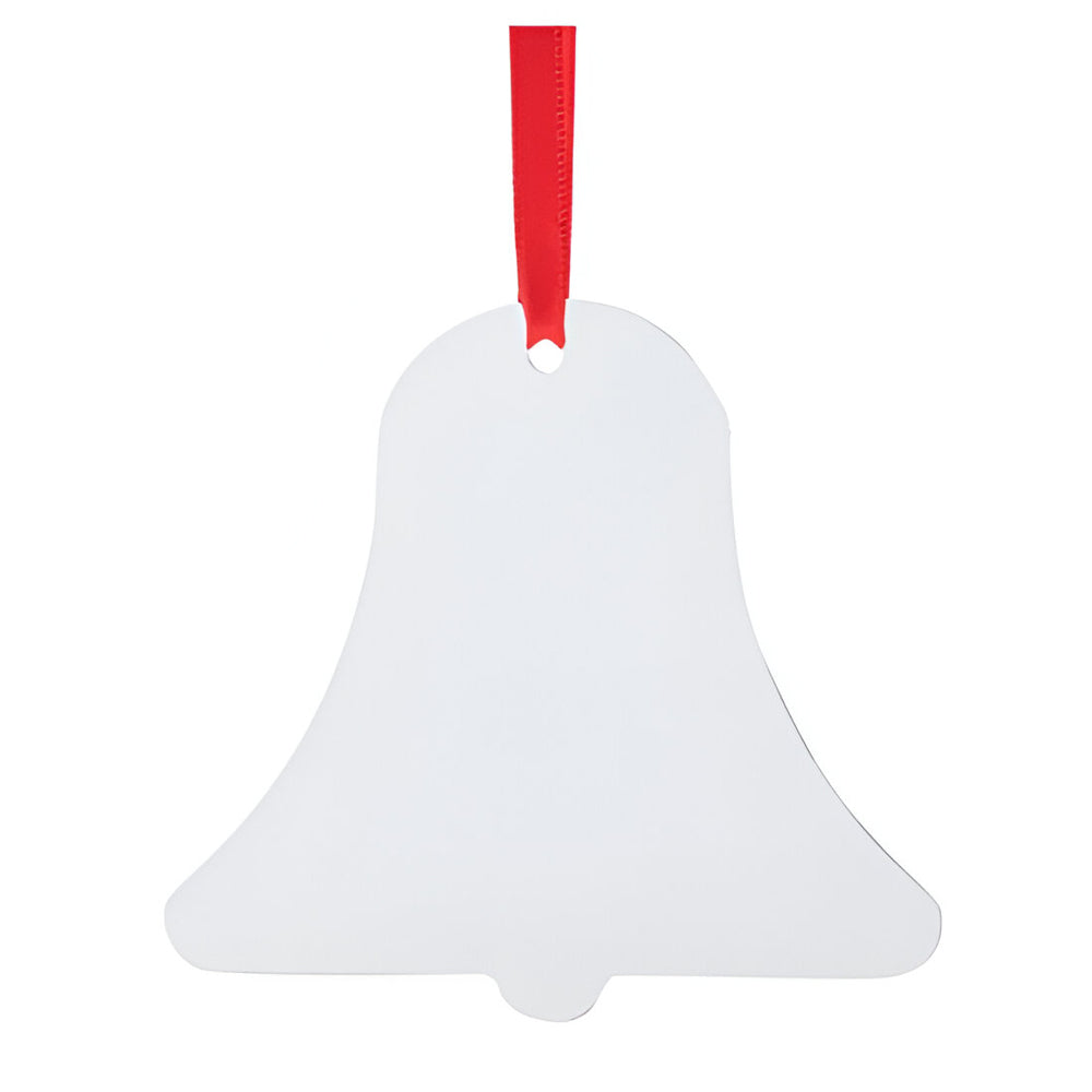 aluminium sublimation hanging ornaments - bell - double sided