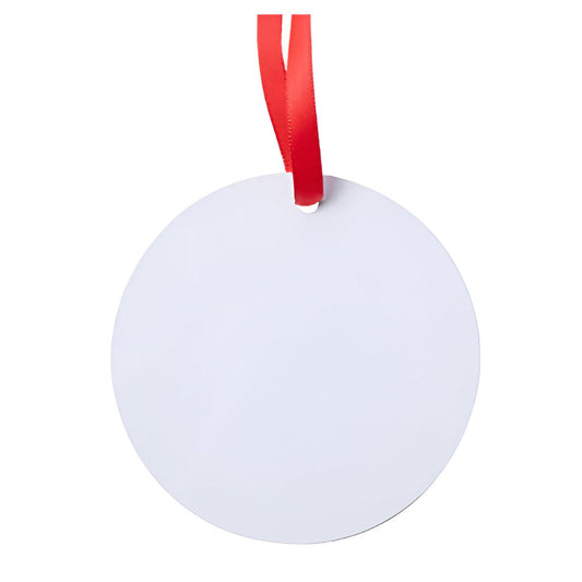 aluminium sublimation hanging ornaments - round - double sided