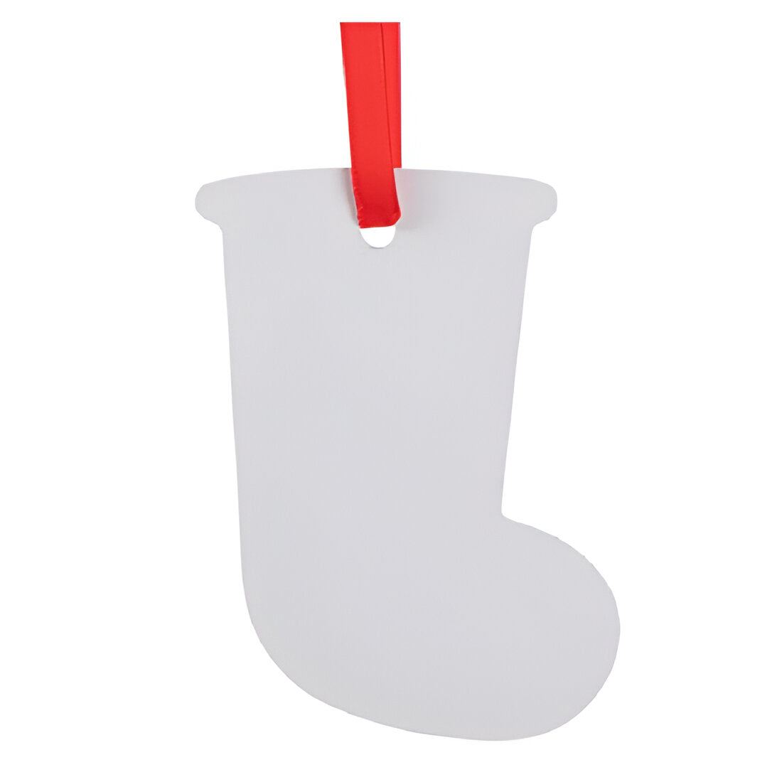 aluminium sublimation hanging ornaments - stocking - double sided