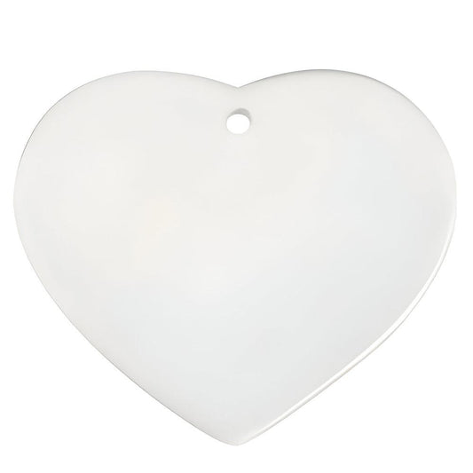ceramic sublimation hanging ornaments - heart