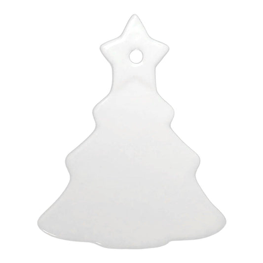ceramic sublimation hanging ornaments - large tree