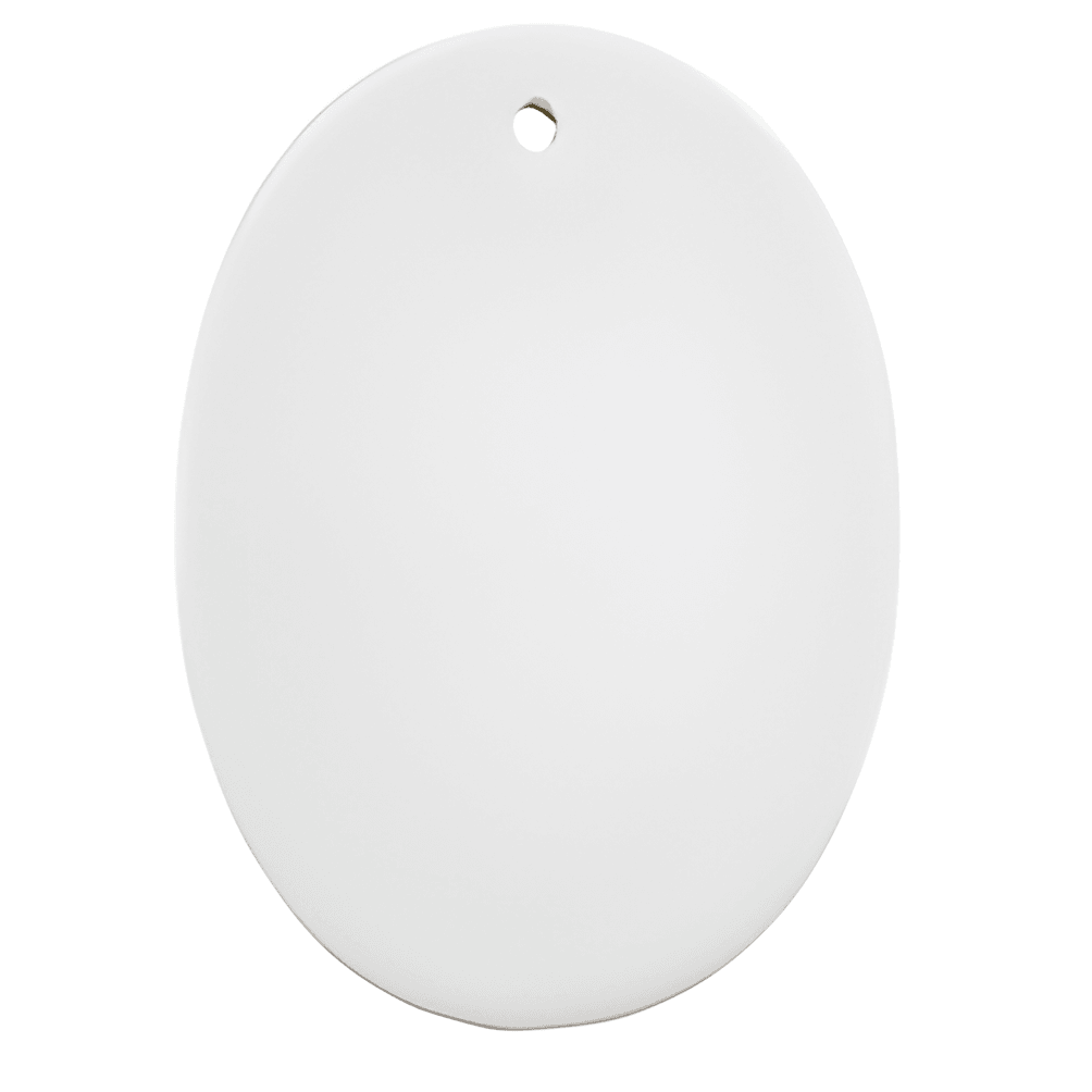 ceramic sublimation hanging ornaments - oval