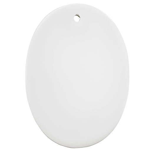 ceramic sublimation hanging ornaments - oval