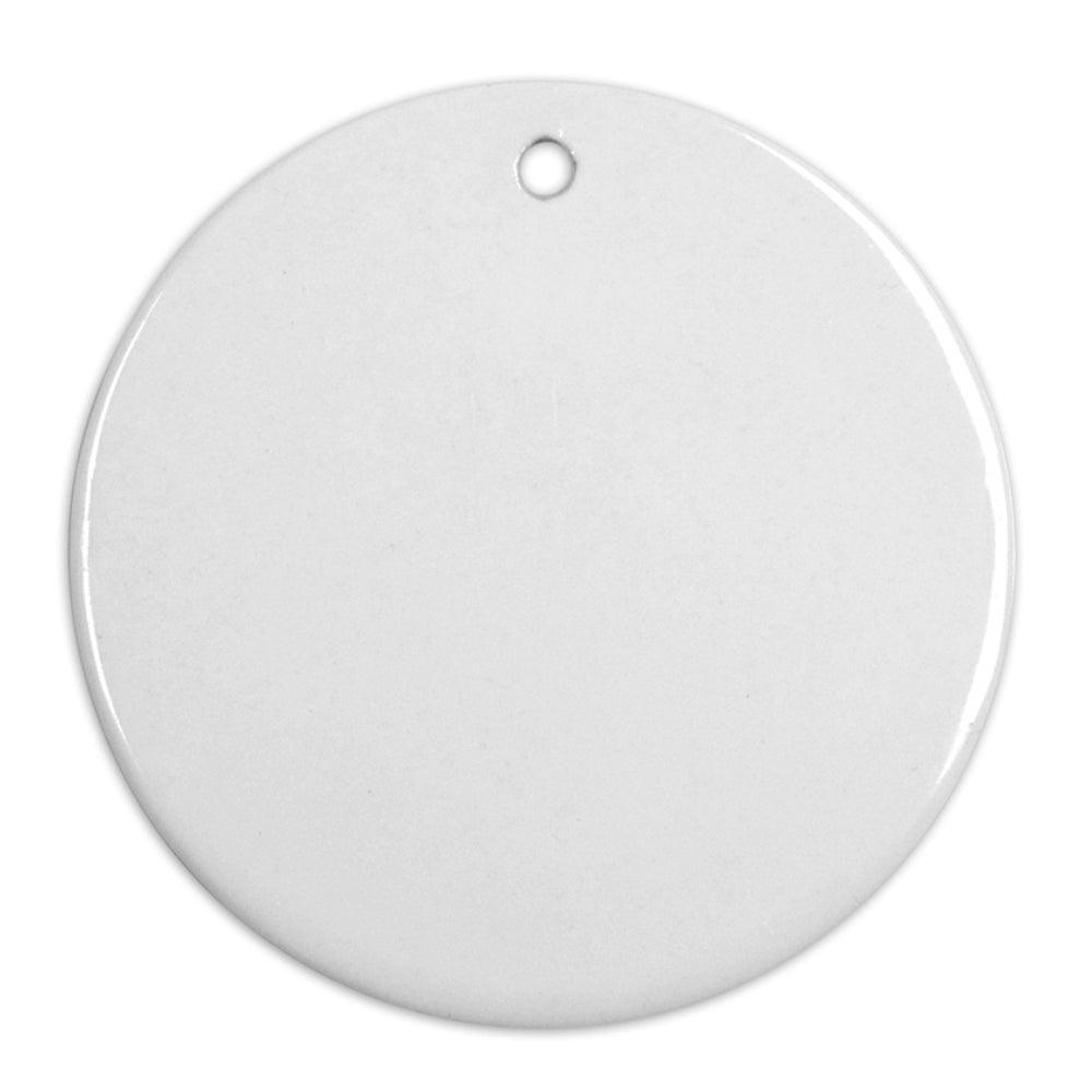 ceramic sublimation hanging ornaments - round