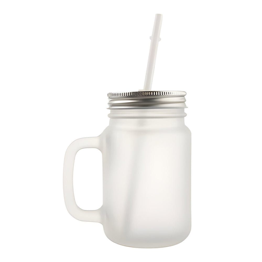 glass sublimation mason jars - frosted - 400ml