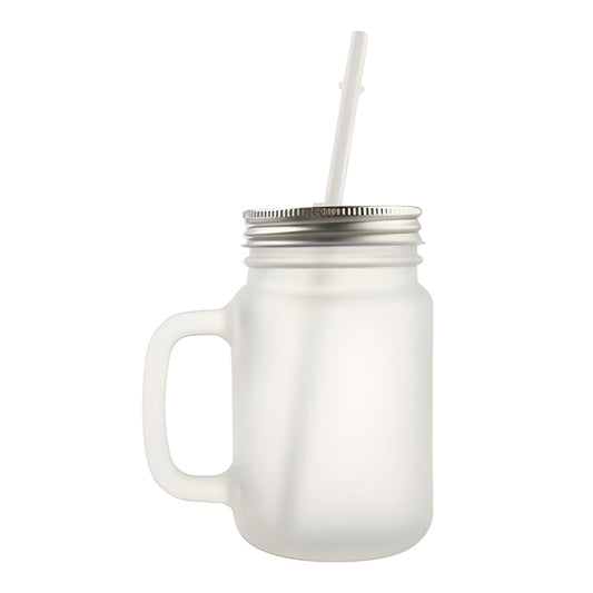 glass sublimation mason jars - frosted - 400ml