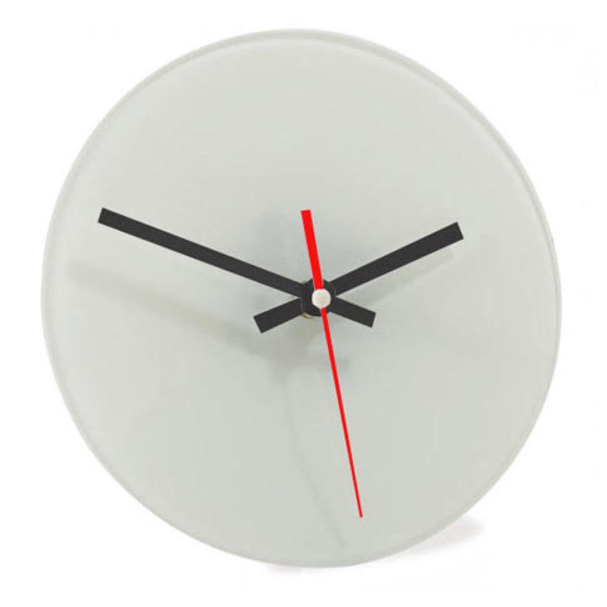 glass sublimation wall clocks - round - 30cm