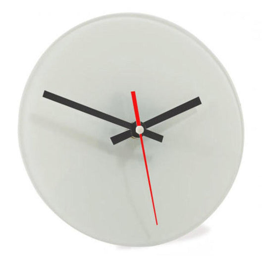 glass sublimation wall clocks - round - 30cm