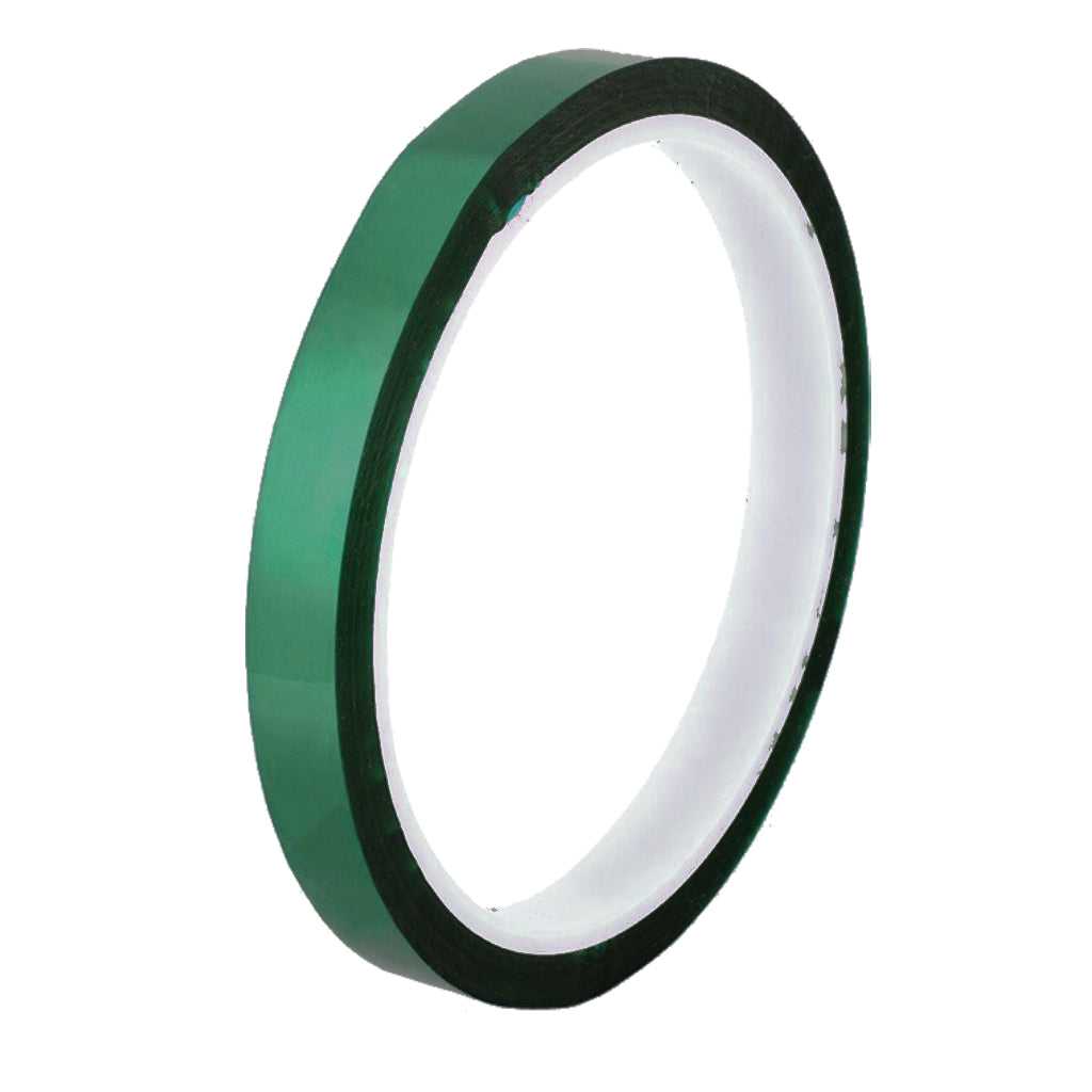 heat resistant tape - green - 6mm