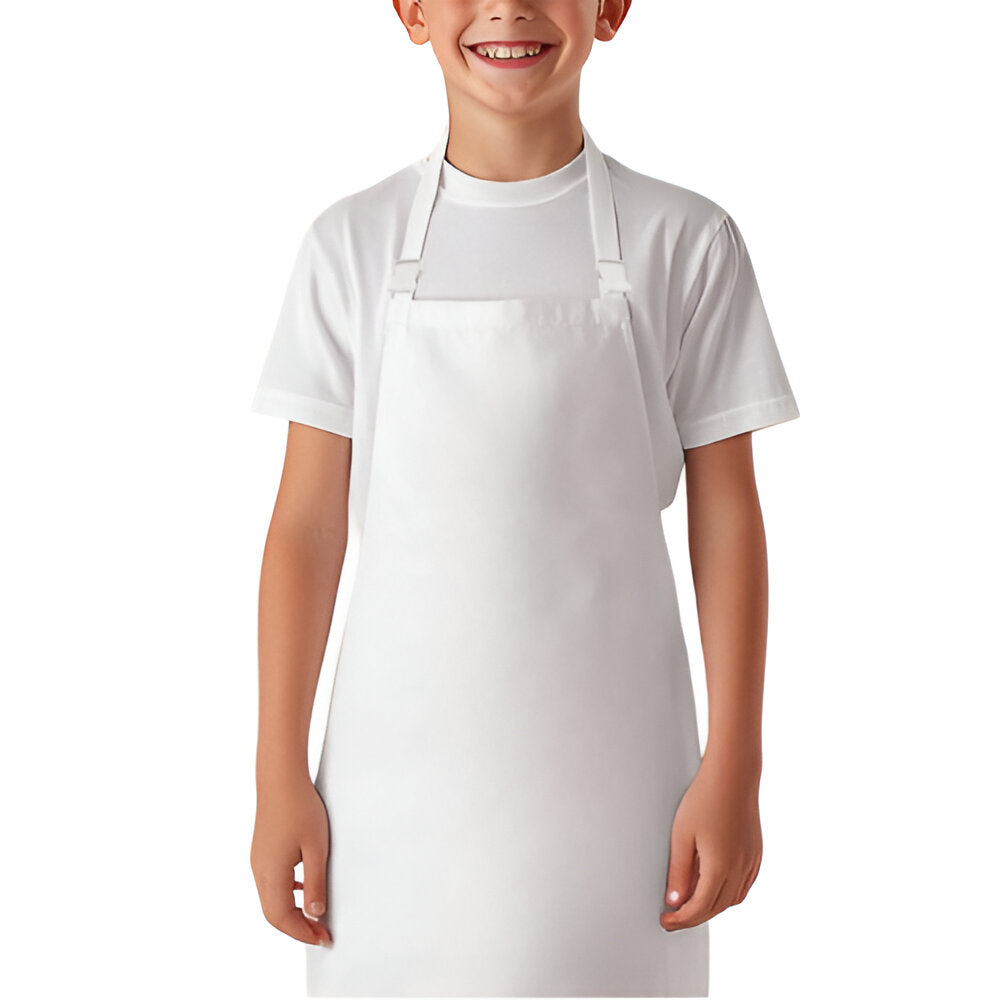 kids sublimation aprons - canvas - white - large