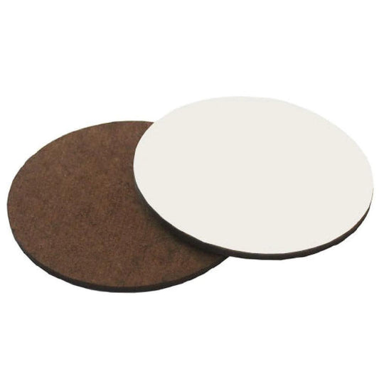 mdf sublimation coasters - round - 9.5cm - no cork base