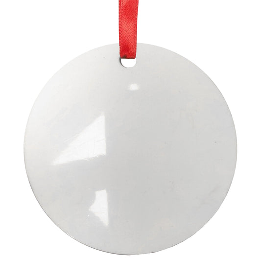 mdf sublimation hanging ornaments - round - 7cm x 7cm