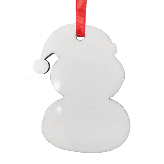 mdf sublimation hanging ornaments - snowman