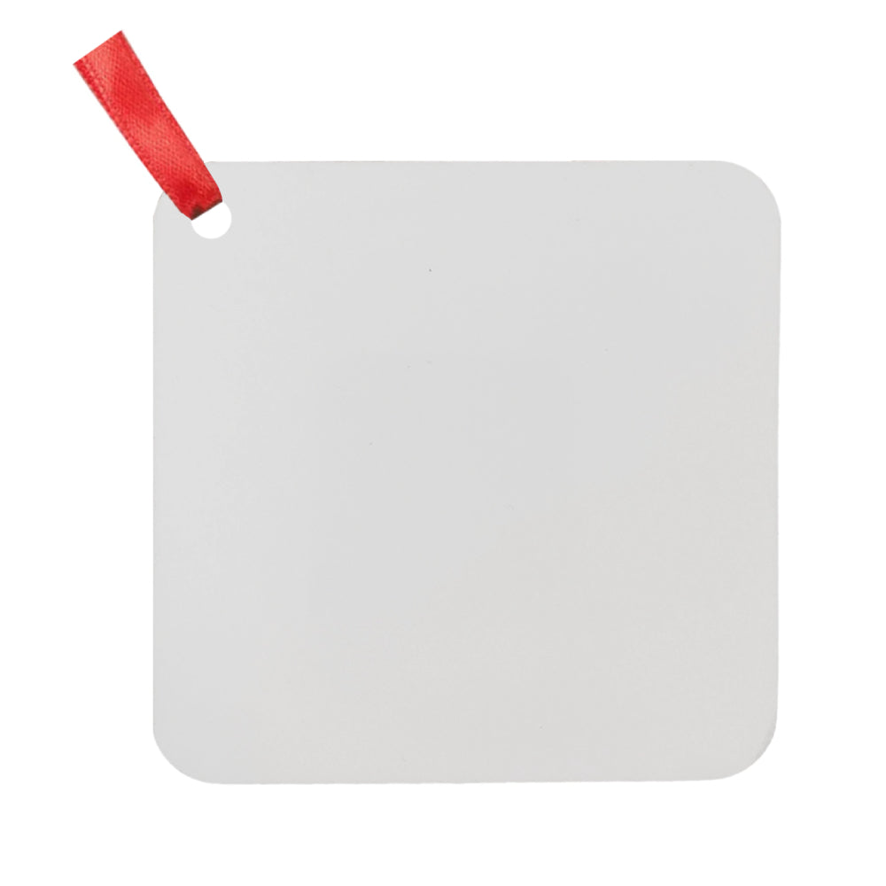 MDF Sublimation Hanging Ornaments - Square - Pack of 100