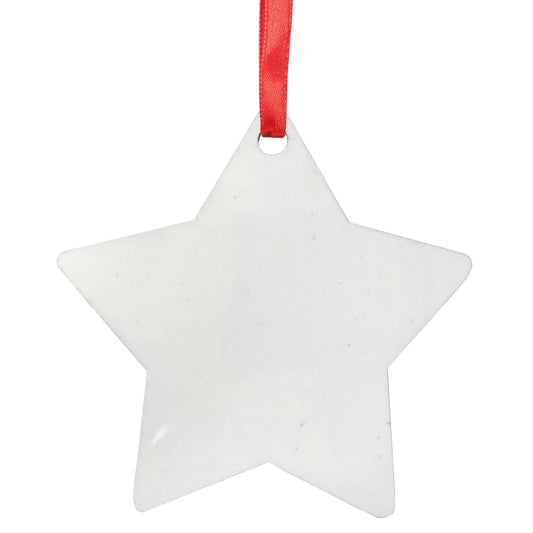 mdf sublimation hanging ornaments - star