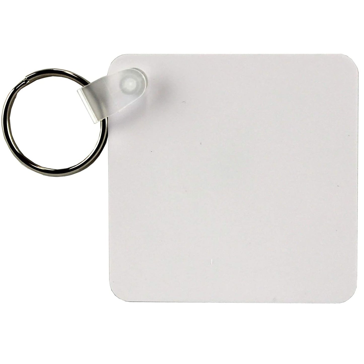 mdf sublimation keyrings - square - double sided