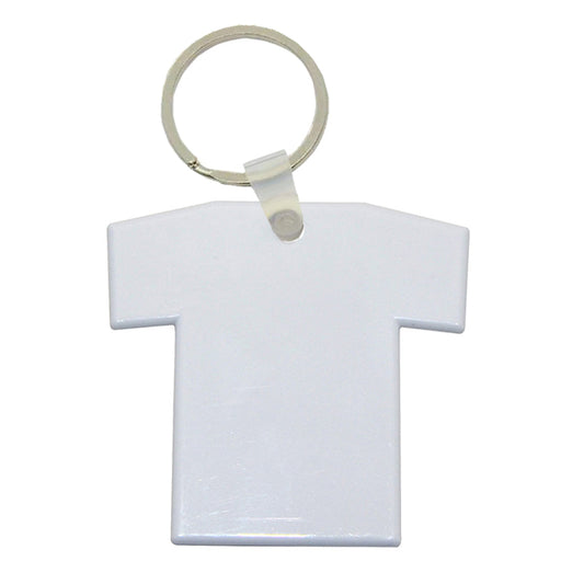mdf sublimation keyrings - t-shirt - double sided