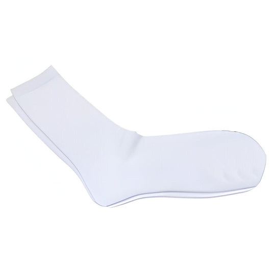 men's sublimation socks - 40cm - full white
