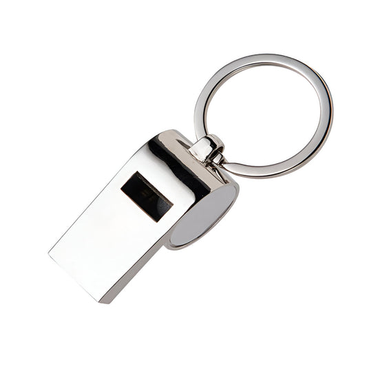 metal sublimation keyrings - whistle