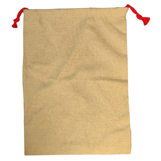 sublimation burlap christmas sacks - 50cm x 66cm